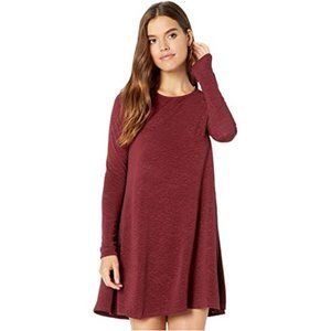 SHOW ME YOUR MUMU Toby Tie Dress Burgundy Medium